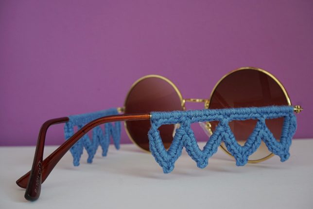 crochet sunglasses